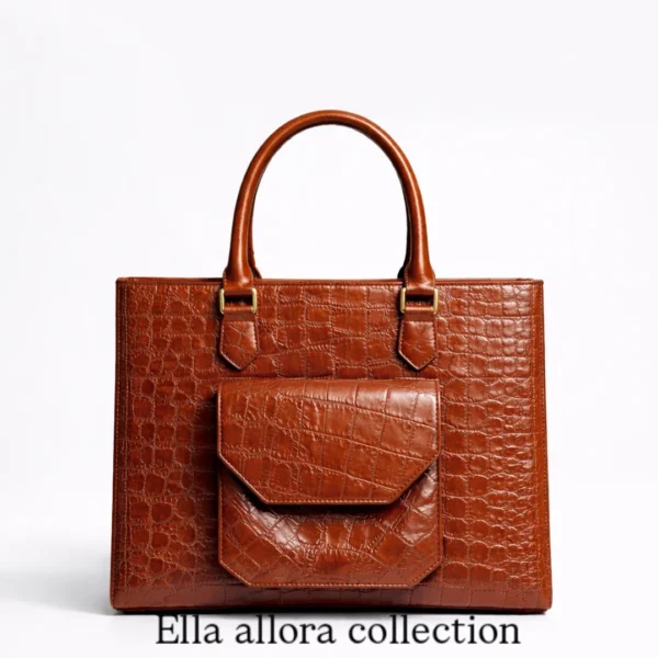 Zuri Maxi Tote Bag (Brown)