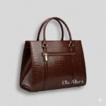 Oma Regal Tote Bag  (Deep Wine)