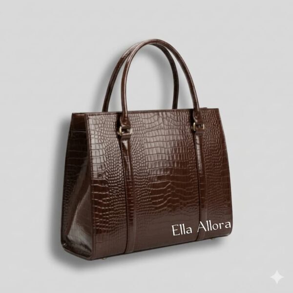 Oma Regal Tote Bag  (Deep Wine)