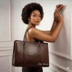 Oma Regal Tote Bag  (Deep Wine)