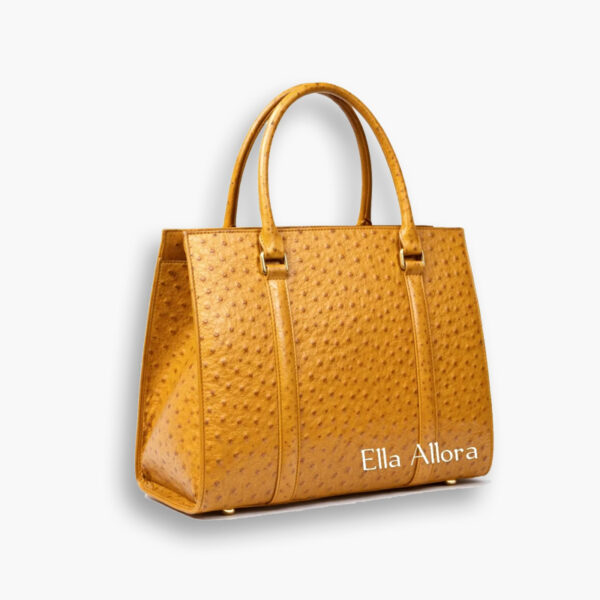 Oma Regal Tote Bag  (Mustard Gold)